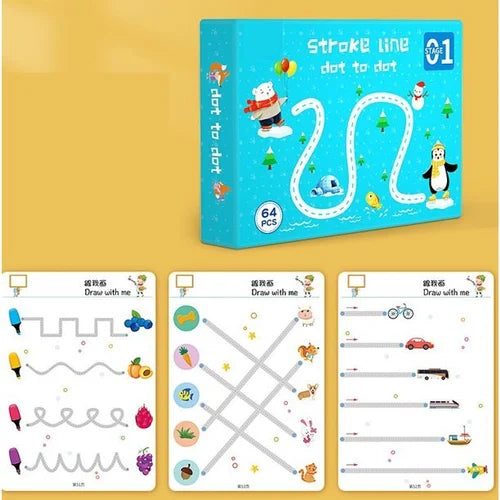 Cuaderno de trazos para niños